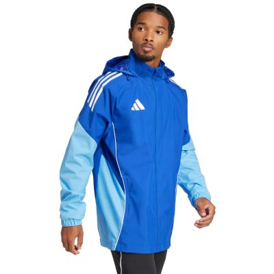 11. Men's adidas Tiro 25 Competition All-Weather Jacket Blue JI8930