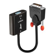 Lindy 38189 0.1m DVI-D VGA (D-Sub) Cable Adapter Black