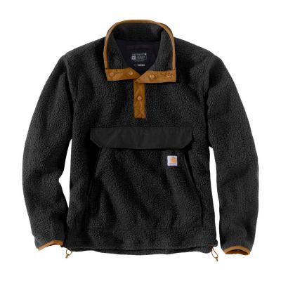Polar Carhartt Relaxed Fit Fleece Pullover - black size: m