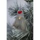 7. LONGBEARDED GRAY SANTA CLAUS PENDANT