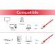 5. Equip 605626 Network Cable Red 10m Cat6a S/FTP (S-STP) Round
