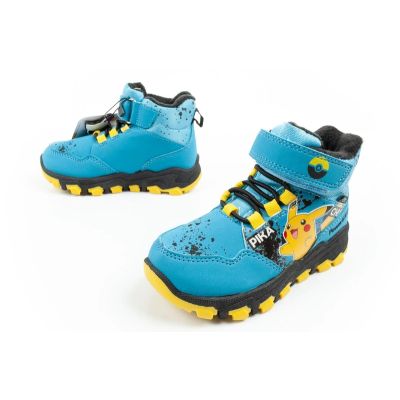 8. Leomil Pokemon children's winter ankle boots, insulated, waterproof, blue
