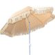 3. BEACH AND GARDEN UMBRELLA WITH FRINGE 174 CM YELLOW