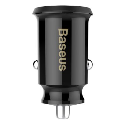 2. Baseus Grain Car Charger CCALL-ML01 mini charger 2x USB-A 3.1A - black
