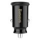 2. Baseus Grain Car Charger CCALL-ML01 mini charger 2x USB-A 3.1A - black