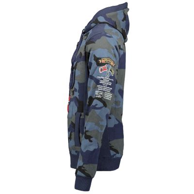 7. Geographical Norway GYMCLASS MEN CAMO 100 (WT1663H/GN/MILITAIRE BLUE)