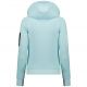 2. Women's Hooded Sweatshirt Geographical Norway Fabuleuse EO Lady 100 BLEU CIEL (WU5303F/GNO-SKY BLUE)