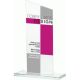 8. Glass trophy with LuxorJet color print