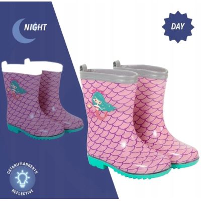 5. Perletti Mermaid rain boots for girls