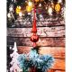 11. CHRISTMAS TREE TOP, HEIGHT 25 CM, RED