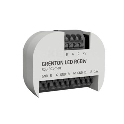 Grenton RGBW LED dimming module / 1-wire / digital inputs (2 inputs) / flush-mounted / TF-Bus