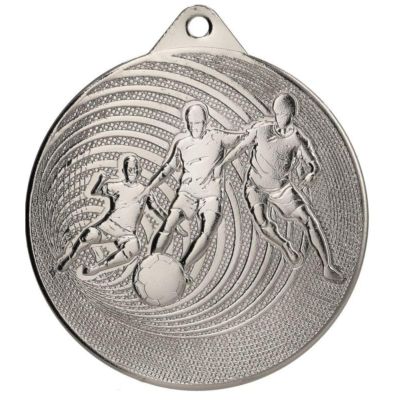 9. METAL MEDAL FOOTBALL FI 70 MMC3070 - SILVER