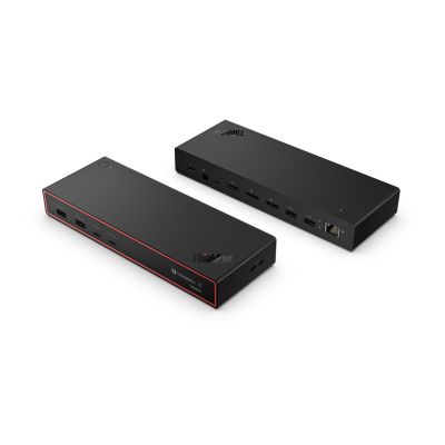 9. Lenovo ThinkPad USB4 5500 Smart Docking Station (with 135W Power Adapter) | DisplayPorts: 2 | HDMI Ports: 1 | 100W
