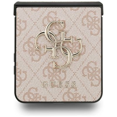 5. Guess Big 4G Logo Classic Logo Case for Samsung Galaxy Z Flip 7 - Pink