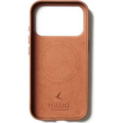 2. Mujjo Tan Leather Case for iPhone 17 Pro