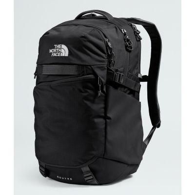 The North Face Router Backpack Black Nylon, Recycled Polyester