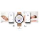 12. GIEWONT Rose Gold Women's Smartwatch GW330-1