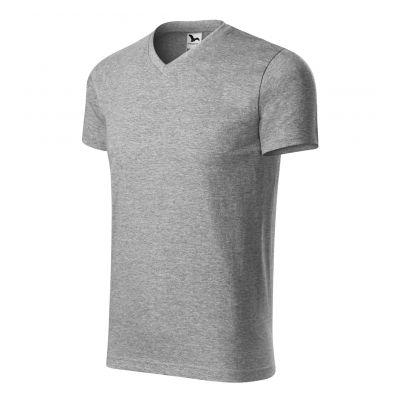 Malfini Heavy V-neck T-shirt M MLI-11112 dark gray melange