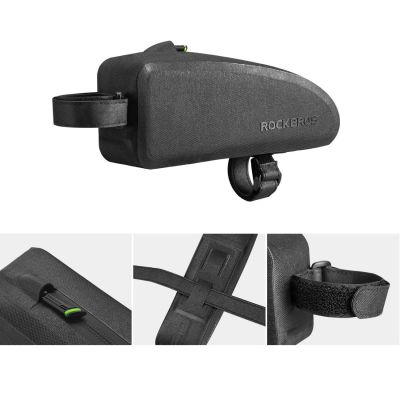 3. Rockbros AS-019 bicycle frame bag waterproof 1.5 l - black