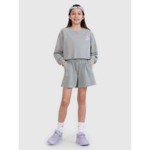 Girls' sweatshirt without a hood, 4F 4FJWSS25TSWSF1504-25S