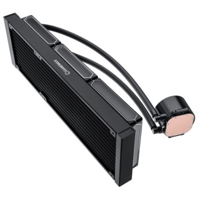 4. GameMax ICEBURG 360 DIGITAL BK computer cooling system Processor All-in-one Liquid Cooler 12 cm Black 1 pc.
