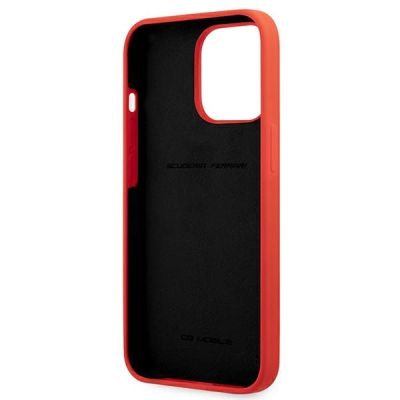 7. Ferrari FESSIHCP13XRE iPhone 13 Pro Max 6.7" red/red hardcase Silicone