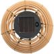 5. PROGARDEN BROWN RATTAN SOLAR BALL LAMP