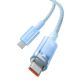 6. Baseus Explorer 100W USB-C - USB-C Cable with Intelligent Temperature Sensor 1m - Blue
