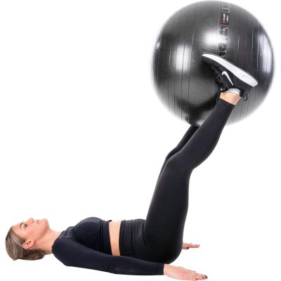 33. FITNESS BALL 75CM BLACK PURE 2 IMPROVE