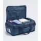 3. The North Face Base Camp Voyager Duffel Bag 62L Recycled Plastic, Thermoplastic Polyurethane Elastomers (TPU) Blue