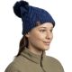 2. Buff Knitted Fleece Caryn Beanie 13674371710 Navy Blue One Size