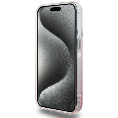5. Hello Kitty IML Gradient Electrop Kitty Head case for iPhone 13 Pro Max - pink
