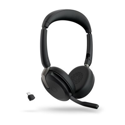 3. Jabra Evolve2 65 Flex Link380c UC Stereo Over-Ear Headphones
