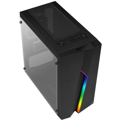 3. AEROCOOL PGS BOLT MINI BLACK RGB HOUSING
