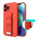 7. Rope Case Silicone Cover with Lanyard Purse Lanyard Strap for Xiaomi Redmi Note 11 Pro Pink
