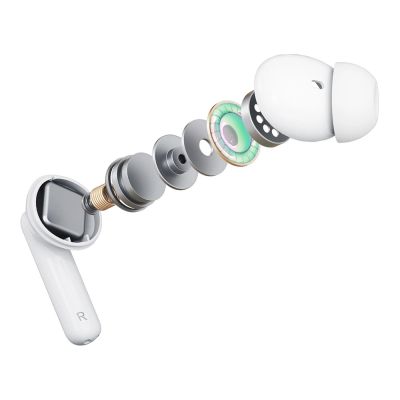 5. 3mk LifePods in-ear wireless Bluetooth 5.3 ANC headphones - white