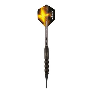 4. Unicorn Black Brass soft tip darts - Gary Anderson 17g:23663