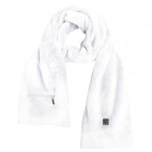 Glovii GA1W Body Protection Item for Winter Sports – Heated Scarf, Skiing, Snowboarding, Unisex, Polyester, White