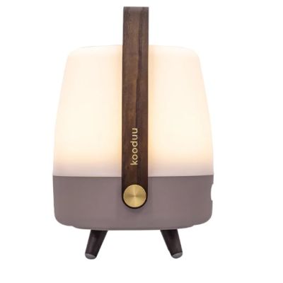 3. Kooduu Lite-up PLAY Mini Portable Mono Speaker Beige, White, Wood 8W