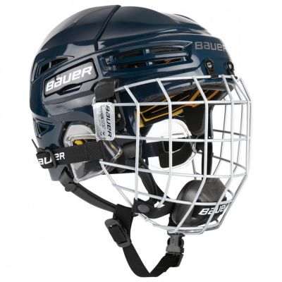 56. Bauer Re-akt 100 Yth Combo Hockey Helmet