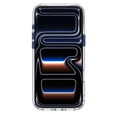 4. Spigen Ultra Hybrid Optik S MagSafe Case for iPhone 18 Pro Max / 17 Pro Max - Clear Navy Blue