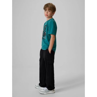 5. Boys' cargo sweatpants 4F 4FJKAW26TTROM2085-20S