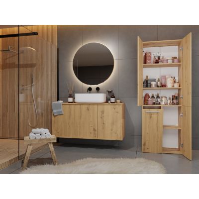 6. NEL ART BATHROOM COLUMN 1 BASKET LONG DOOR SET