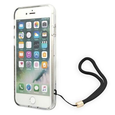 5. Guess GUOHCI8H4STW iPhone SE 2022 / SE 2020 / 7/ 8 brown/brown hardcase 4G Print Strap