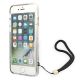 5. Guess GUOHCI8H4STW iPhone SE 2022 / SE 2020 / 7/ 8 brown/brown hardcase 4G Print Strap
