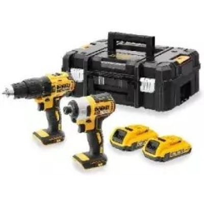 2. DeWALT DCK2060D2T-QW Powered Screwdriver/Impact Driver Yellow