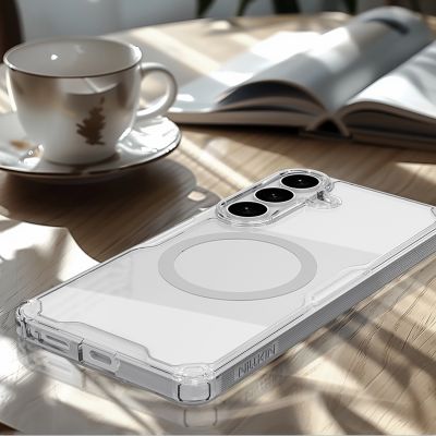 9. Nillkin Nature TPU Pro Case Compatible with MagSafe for Samsung Galaxy S26 - White