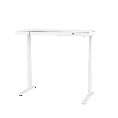 28. Activejet ET119W-C electric height-adjustable desk in white. Tabletop dimensions: 140 x 70 cm.