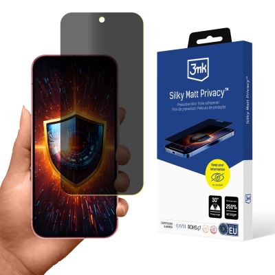 Privacy Screen Protector 3mk Silky Matt Privacy for Google Pixel 9