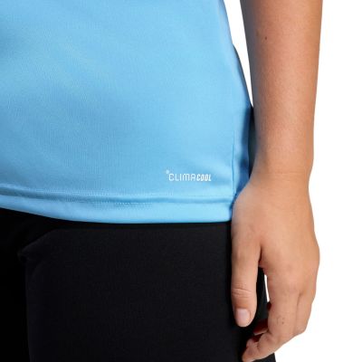 5. adidas Entrada 26 Jersey Women’s T-Shirt Light Blue JZ2498